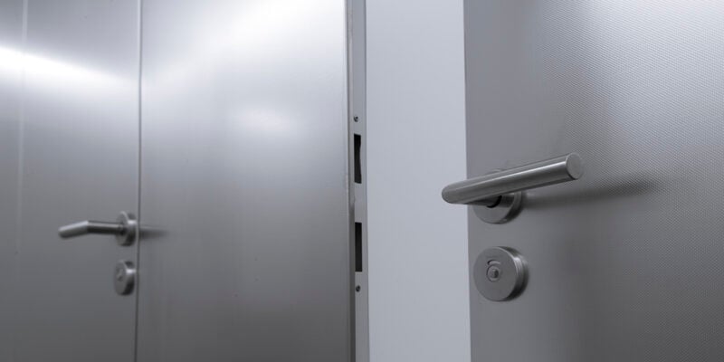 WC Trennwand Classiccell Edelstahl