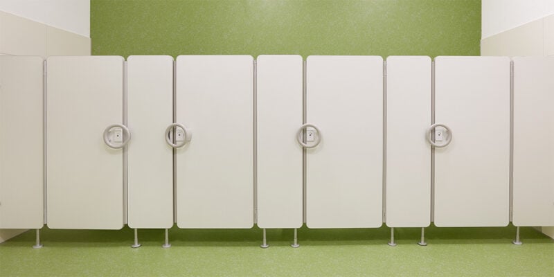 WC Trennwand D Bambino Klassik In Verkehrsweiss
