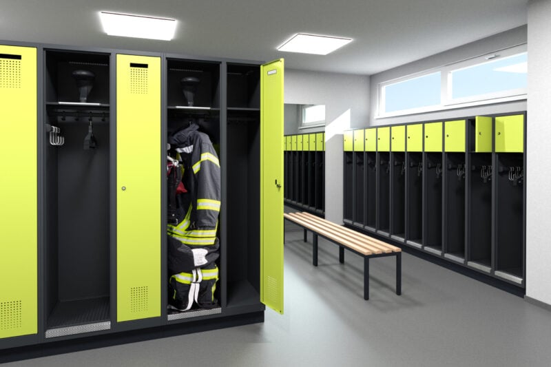 Makk Feuerwehrschränke YOUNGSTER 7016 Viridingrün