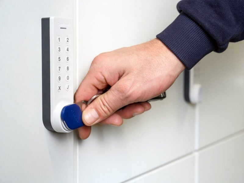 Batteriebetriebenes PIN Code Schloss GL7p