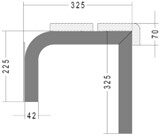 KIND Wand Bodenkonsole RUNDROHR 0740.5712