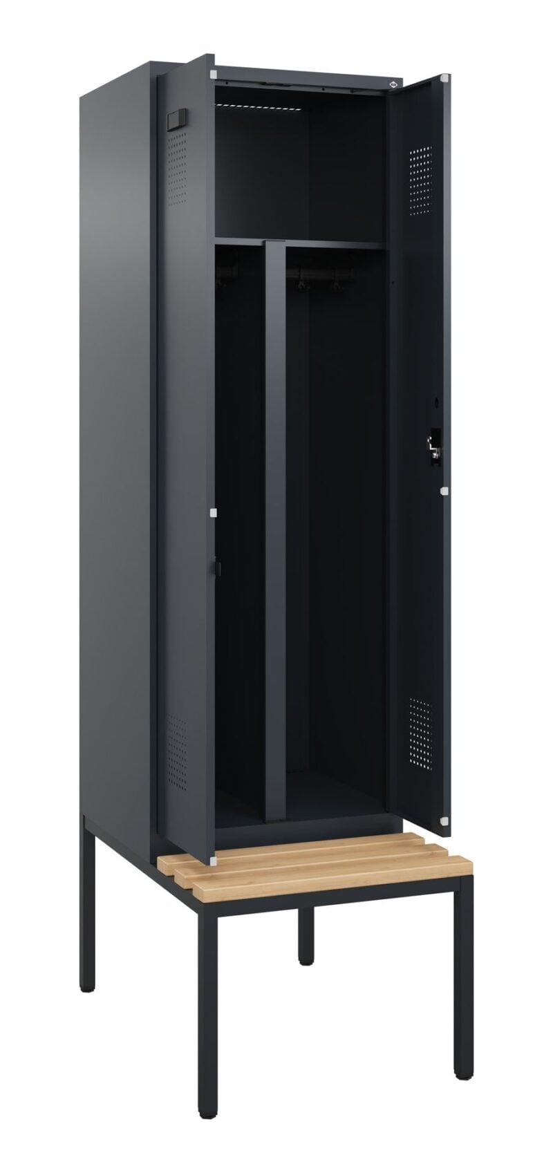 EVOLO PLUS Ganze Abteile Schwarz Weiss 1er Bank