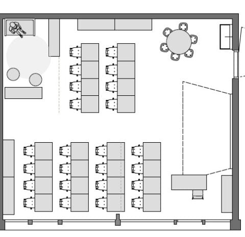 Grundriss Klassenzimmer Klassisch