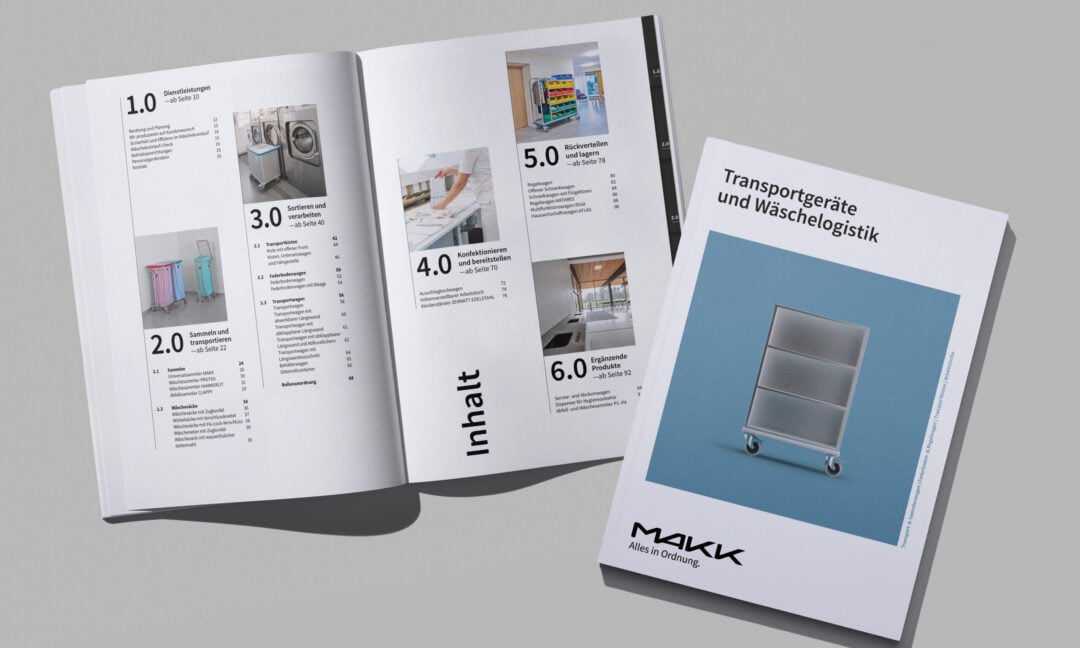 MAKK Kataloge Waeschelogistik Mockup
